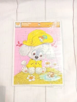 Whitman frame tray puzzle Rainy Day friends 1970's Vintage Jigsaw Puzzle - Image 1 of 4
