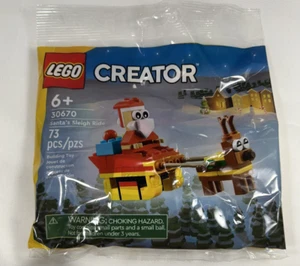 LEGO Creator 30670 Schlittenfahrt des Weihnachtsmanns 73 Stck. Polybeutel-NAGELNEU versiegelt - Bild 1 von 3