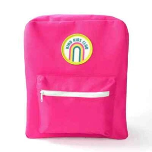BRAND NEW KIND KIDS CLUB PINK RAINBOW TODDLER BACKPACK AND LUNCH BAG SET - Picture 1 of 2