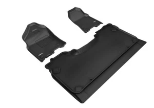 Fit 2019-2019 Ram 1500 All Weather Floor Mat Set Kagu Black - Picture 1 of 5