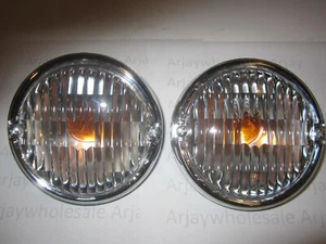 FITS Jeep CJ5 CJ7 CJ8 Front Signal Parking Lamps 1977 - 1986 Both sides - Picture 1 of 4