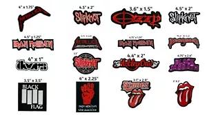 Metallica Slipknot Black Sabbath Ozzy Osbourne Iron Maiden Stones Hierro en Parche - Imagen 1 de 26