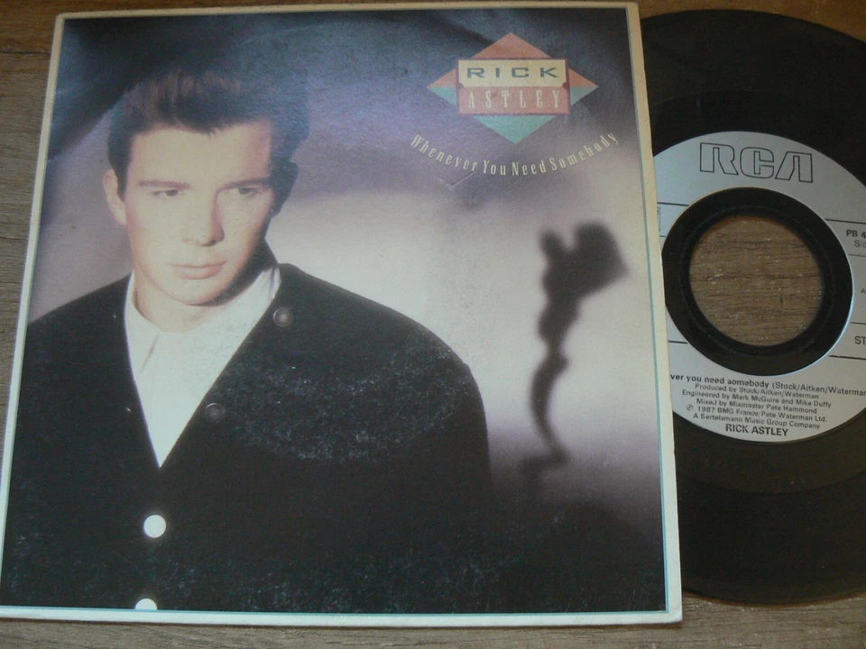 .. 45T  Rick Astley – Whenever You Need Somebody - Photo 1/1