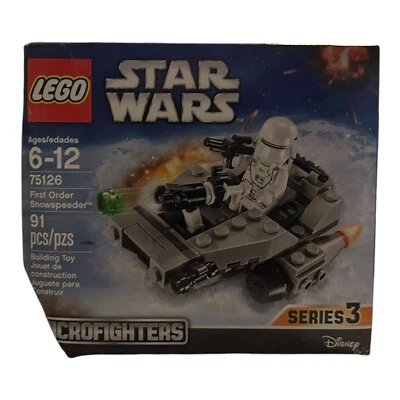 LEGO Star Wars 75126 First Order Snow Speeder Microfighter Factory Sealed New - Image 1 of 4