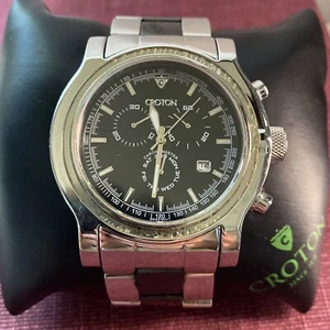 Croton Olympic Orologio Cronografo Uomo Acciaio Inox cc311125 - Foto 1 di 13