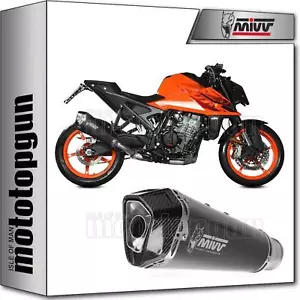 silencer delta race steel black mivv for ktm 990 duke 2024 24 - Picture 1 of 4