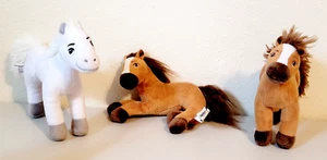 3 Piece Lot Dreamworks Spirit Riding Free Untamed Horses Stuffed Animal Plush 8" - Picture 1 of 5