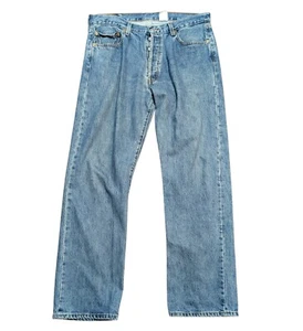 Vintage Jeans | Mens Vintage Mid Blue Levi 501 Jeans 36W 31L | Retro Jeans 501s - Picture 1 of 5