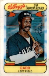 1978 Kellogg's 3D Super Stars Baseball Ralph Garr Chicago White Sox #37
