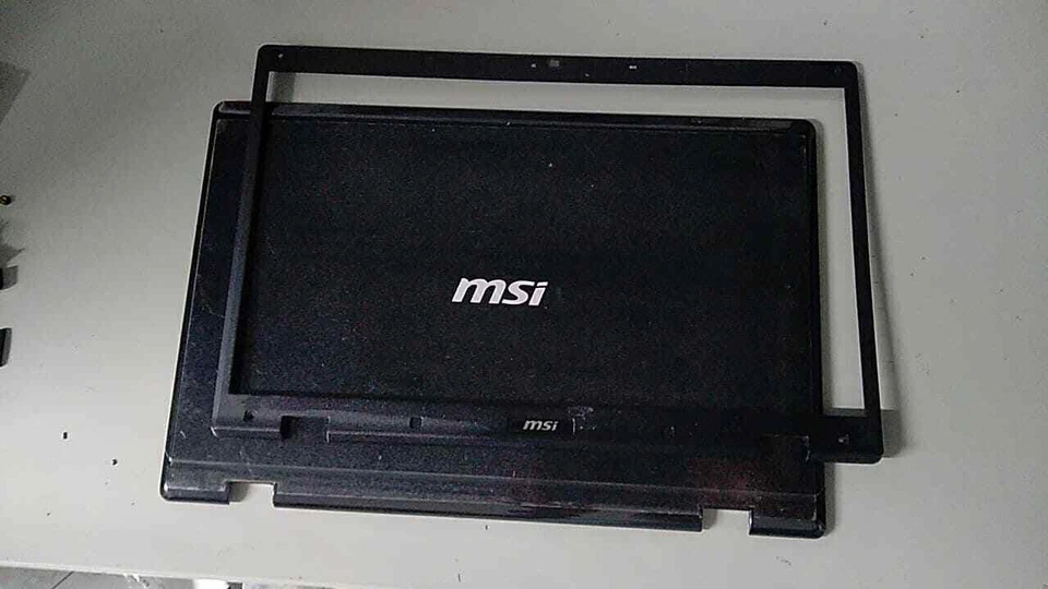 Cover Gehäuse Bildschirm Display MSI CX600 - MS-1682 Computergehäuse Video LCD - Bild 1 von 3