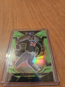 2023 Select #92 GAVIN WILLIAMS Concourse Neon Green PRIZM 29/75 GUARDIANS