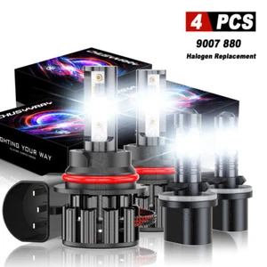 For Chrysler Sebring Sedan 4-Door 2.7L 2003-2005 LED Headlight + Fog Light Bulbs - Picture 1 of 12