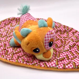 Cutetitos Taste Budditos orange Ziege Herz Nase Plüschtier umwickelte Bratdecke 6 Zoll - Bild 1 von 13