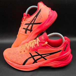 Asics Sky Elite FF Tokyo Womens 8.5 Red Black 1052A047 - Picture 1 of 17
