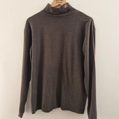 Cutter And Buck Dark Grey Charcoal High Neck Golf Jumper Size Large - Image 1 of 4