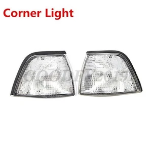 CORNER 4DR LIGHTS CLEAR CONVERTIBLE 3-SERIES 92-98 BMW EURO E36 Pair COUPE - Picture 1 of 2