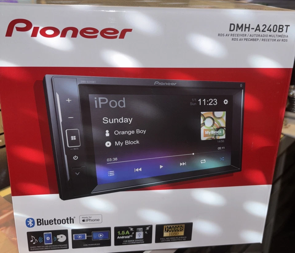 Pioneer DMH-A240BT Autoradio 2DIN mit LCD 6.2 Touchscreen Bluetooth MP3 WebLink  - Bild 1 von 1