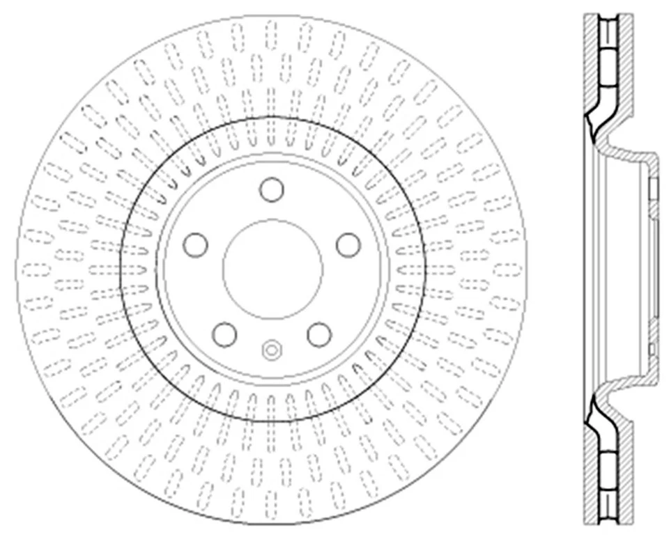 Rotores de freno de disco estándar C-TEK para Audi A8 Quattro A8 Quattro 2011-2018, S6 S7 Foto 1 de 1