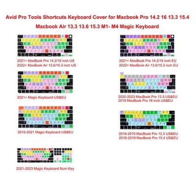 XSKN Pro Tools Keyboard Cover for Macbook Pro Air 13 14 15 16 Magic Keyboard - Image 1 of 4