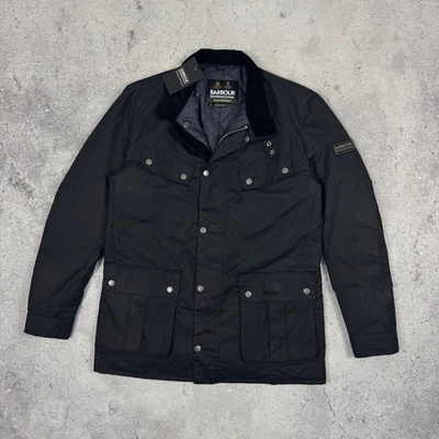 Barbour International Tourer Duke Wax Jacket Navy Mens Size L BNWT - Image 1 of 4