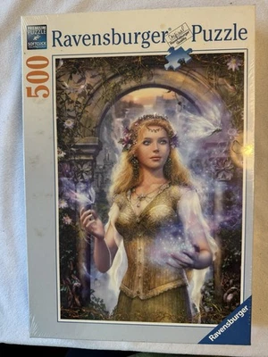 Rompecabezas Ravensberger 500 piezas #14 581 2 Mysterious Beauty 2008 raro -NUEVO SELLADO Foto 1 de 3