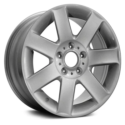 For BMW 325i 02-06 7 I-Spoke Silver 17x8 Alloy Factory Wheel Remanufactured - Image 1 of 2