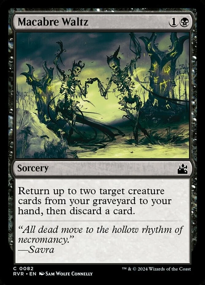 x1 Macabre Waltz - Ravnica Remastered - NM - MTG - Image 1 of 1