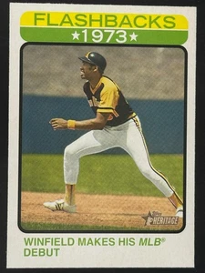 2022 Topps Heritage Flashbacks #BF-7 Dave Winfield - Bild 1 von 2