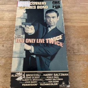 You Only Live Twice VHS 1983 CBS/Fox Big Box Side Slider Sean Connery - Imagen 1 de 3