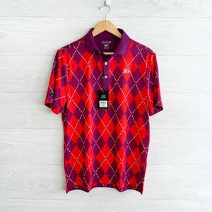 Neu mit Etikett Good Good Fighting for Par - rot lila Highland Poloshirt, S - Bild 1 von 9