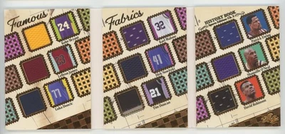 Kobe Bryant/LeBron James 2025 Leaf History Book Famous Fabrics /25 Jersey Patch - Image 1 of 2