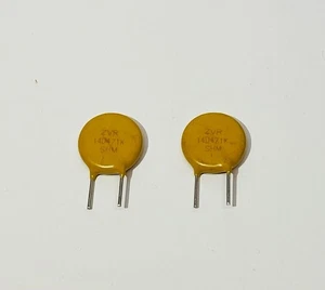 2Pcs Varistor 14D-711K Standard Radial Lead ZVR14D471KK837A0 - Picture 1 of 1