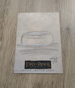 Topps Lord of the Rings Masterpieces Artist Sketch Card LOTR Sketch Card - Picture 1 of 1