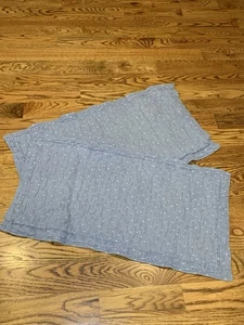 Paar Peacock Alley King Kissenbezüge Chambray mit weißen Punkten - Qualität! - Bild 1 von 4