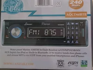 LANZAR AM/FM RECEIVER W/ CD/MP3/ USB/ SD/ AUX - Picture 1 of 6