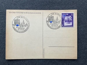 WW2 1941 Germany Generalgouverment Poland occupation Krakow Krakou - Picture 1 of 2