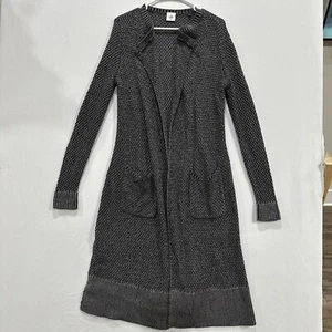 Cabi Women's Gray Open Front Knit Duster Cardigan Sweater Size XS - Picture 1 of 8