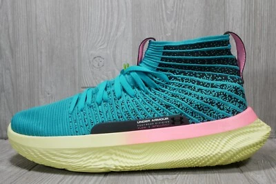 Zapatos de baloncesto Under Armour FUTR X ELITE verde azul rosa 3027937-300 para hombre 15 Foto 1 de 4