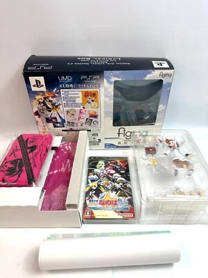 SONY PSP Lyrical Nanoha BOX Figure Limited Edition FIGMA Bandai Namco NTSC-J - Image 1 of 4