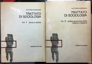 (Sociologia) G. Eisermann- TRATTATO DI SOCIOLOGIA -2 VOLUMI - Marsilio 1971/1972 - Imagen 1 de 1