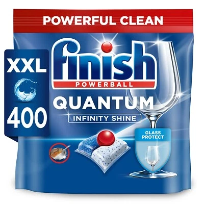 Finish Quantum Infinity Shine Dishwasher Tablets | Regular | 400 Tabs - Image 1 of 4