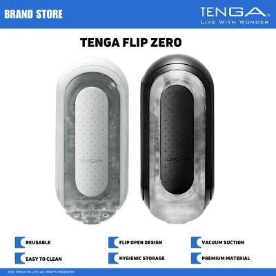 Masturbador/Stroker masculino reutilizable abatible TENGA FLIP 0 (cero) nuevo con etiquetas nuevo en caja Foto 1 de 4