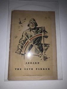 "Aboard The Seth Parker"" libro di souvenir con inserto pubblicitario, pub di Frigidaire Corp 1934" - Foto 1 di 9