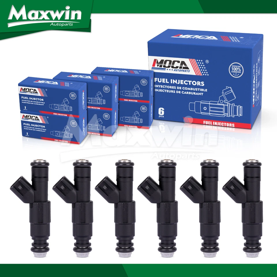 6x Inyector de combustible apto para Chevrolet Equinox 05-09 y Pontiac Torrent 06-09 3,4 L Foto 1 de 4