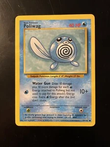 Pokemon Karte Poliwag - 59/102 Base Set Common Unlimited NM - Bild 1 von 1