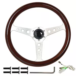 Großes oldtimer Holzlenkrad, Bootslenkrad, Sportlenkrad Holz, 36cm Raid Nardi - Bild 1 von 3