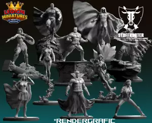 Dc Heroes 07/24 - Legion Miniatures Fan Art (Marvel Crisis Suitable) - Picture 1 of 55