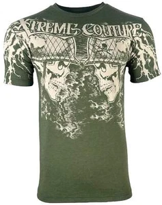 Xtreme Couture by Affliction Men's T-Shirt Crush Biker Cross Y2K S-5XL - Picture 1 of 6
