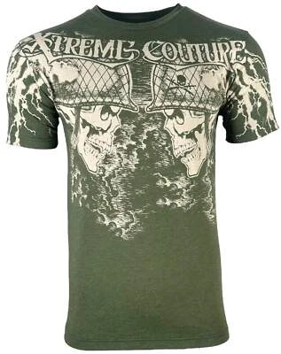 Camiseta para hombre Xtreme Couture by Affliction Crush Biker Cross Y2K S-5XL Foto 1 de 4