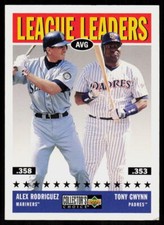 1997  Collector's Choice Tony Gwynn / Alex Rodriguez LL #56 Padres /Mariners